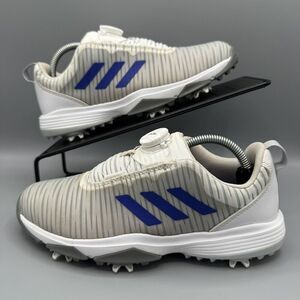 Adidas CodeChaos BOA J White Halo Blue FX6628 Golf Shoes GS Size 5/Womens 6.5